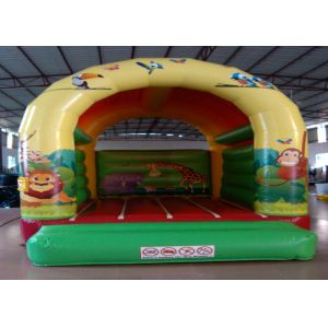 Forest animals theme inflatable bouncers / inflatable bouncer with roof