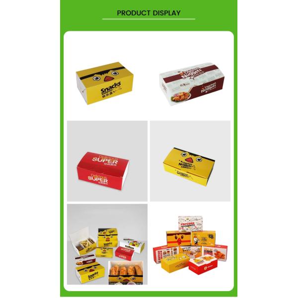 Sustainable Paper Cardboard Brown Takeaway Boxes Container For Food Catering Disposable