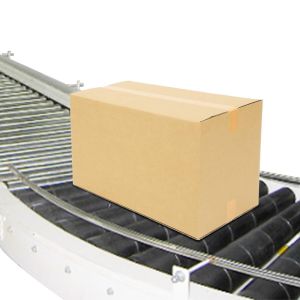 Simple Structure Roller Conveyor Belt Roller High Speed Type For Boxes Bags