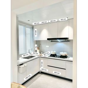 Quality Custom Matte Finish Anti-Scratch Kitchen Cabinets for sale