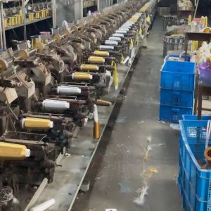 100% Polyester Metallic Embroidery Threads Pattern Dyed Silver Sewing Thread for