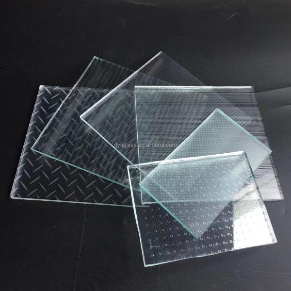 High Quality Anti slip Low Iron Toughened Laminated Glass Customized Size Non-slip Multi Layer Tempered Stairs Glass