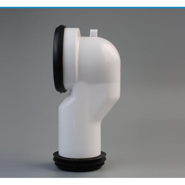 Wall Platoon Flexible Toilet Drain Pipe White Color With Strong Fall Type Flush Mode