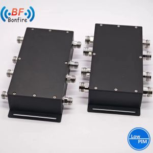 Low Pim -160dbc 4X4 617-3800MHz RF Hybrid Combiner for Customized Black DIN-F/4