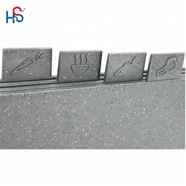 Daily Used Custom s LOGO Granite Cutting Board Set with BPA Free 5-piece Kitchenware