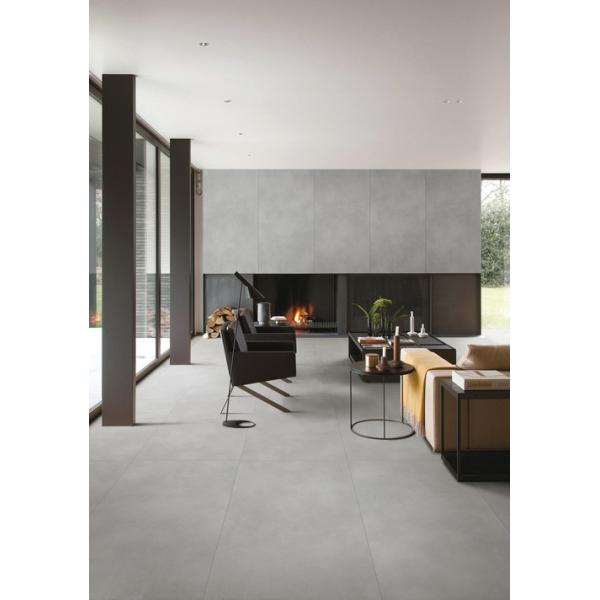 Indoor Modern Cement Effect Look Porcelain Floor Tile 600x1200mm Glazed Matte