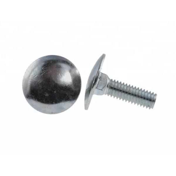 Hardened Steel Grade 8.8 10.9 Round Head Bolts Din 603 607 605 ASME M8 M14 M16 Bolt And Nut