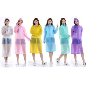 Quality Unisex Disposable PVC Rain Poncho Throw Away Lab Coats CE / ISO9001 OEM for sale