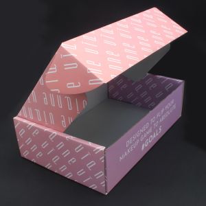 Customised Printing Pink Holographic Shipping Mailing Box Custom Private Label