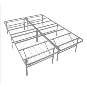 Modern Stainless Metal Boxspring Bed Frame for Foldable Bedroom Furniture in