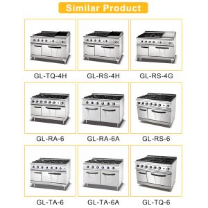 Capacity Gas Connection Restaurant Cooking Equipment 176kg Stainless Steel NG