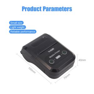 Mini 58mm Thermal Printer Lightweight Portable Thermal Receipt Printer