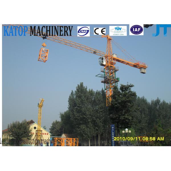 Buy Good lifting capacity 10t QTZ100(6018) fixed Tower Crane parts at wholesale prices