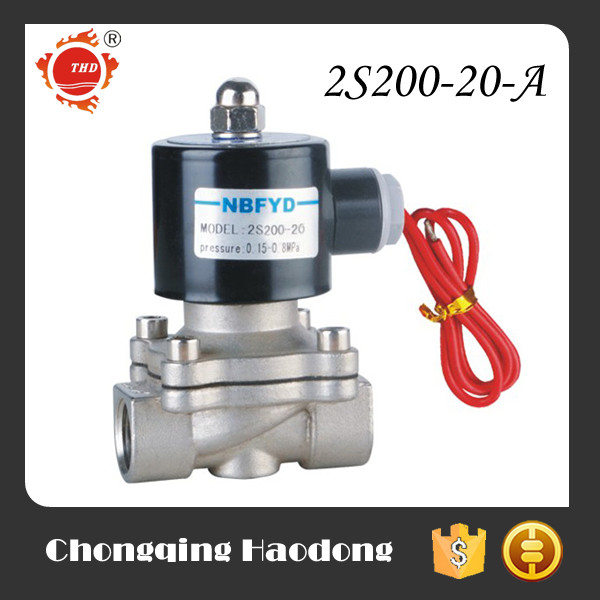 Brass Stainless Steel Pneumatic Solenoid Valve Air Gasoline Miniature Solenoid