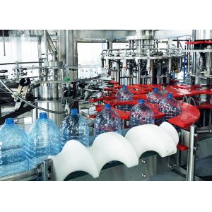 Full Auto 3-15L Jar Water Filling Machines With Washing And Capping Function