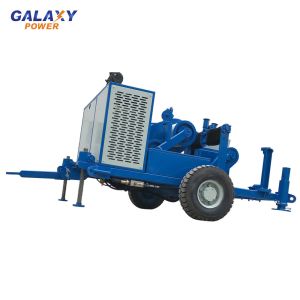 China 49.2HP 100KN Underground Cable Pulling Equipment Hydraulic Puller Machine on sale