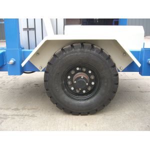 6 Meters Platform Height 130kg Loading Capacity Towing Single Mast Aerial Work