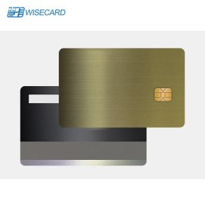 China Metallic Surface Effect Smart Card For Contactless Data Transfer High-Performance on sale
