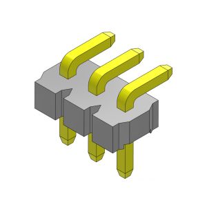 Pin Header Connector 3.96mm Single Row R/A TYPE 1*2PIN To 1*24PIN H=3.18MM