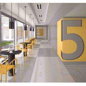 Glazed Kitchen Floor And Wall Large 12mm Light Grey Ceramic Tile