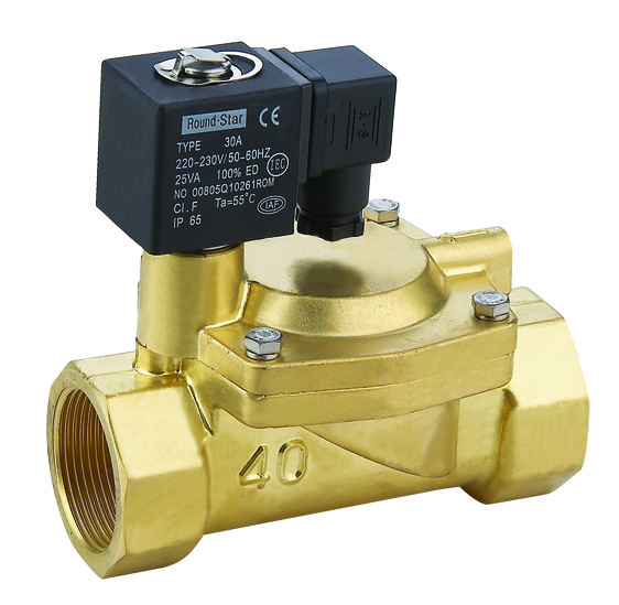 Buy Small Low Power Electric Solenoid Water Valve Direct Acting 220VAC at wholesale prices