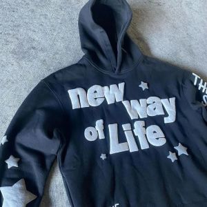 Custom Manufacturer 3d Puff Printing Hoodie Pullover Cotton Fleece Heavyweight