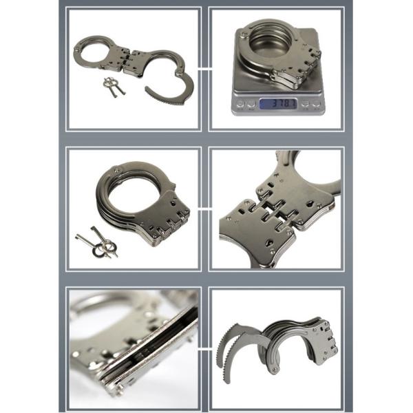 Folding Style Police Grade Handcuffs Primary Colors Diameter 45mm-76mm