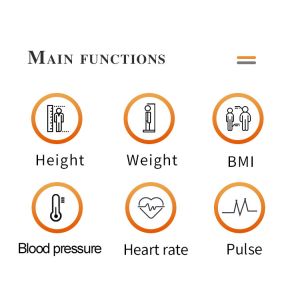 Blood Pressure BMI Monitoring Machine Intelligent Measurement Scale 240V