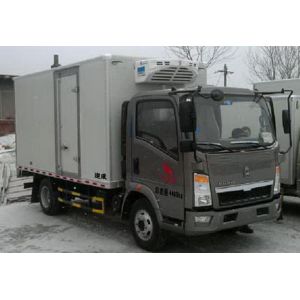 Refrigerated Truck Light Duty Commercial Trucks Wheelbase 3360 Light Green