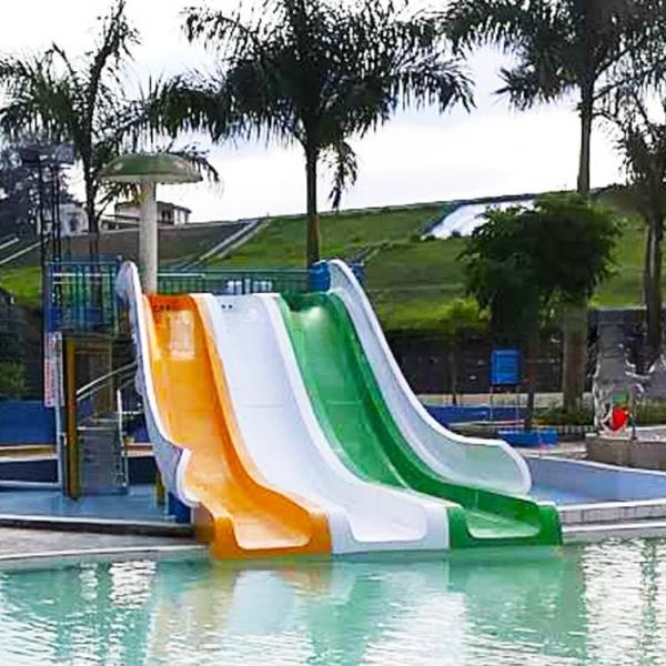 Humanization Design Amusement Park Water Slide For Kids Erosion Resistant