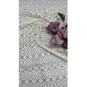 Cotton Embrroidered Fabric Knitted Hollow-up Luxury For New Collection Gowns