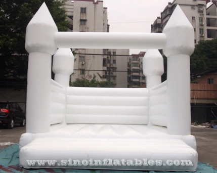13'X13' Adults All White Wedding Bounce House With EN14960 Certified For Wedding