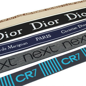 Wide Underwear Jacquard Elastic Waistband With Custom Brand