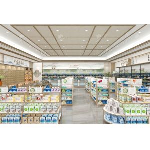 09-SYZSS Pharmacy Store Design With Elegant Chinese Style