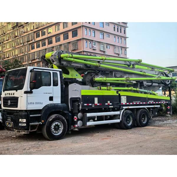 Zoomlion 49 Meters Concrete Pump Truck Sitrak Second Hand Pumps 2020