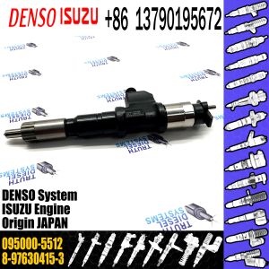Huida Diesel Engine Fuel Injector 095000-5512 8-97630415-3 for genuine quantity