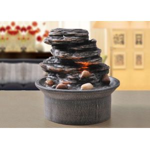 Quality 6 Inch Polyresin Rockwork Indoor Outdoor Fountains for sale