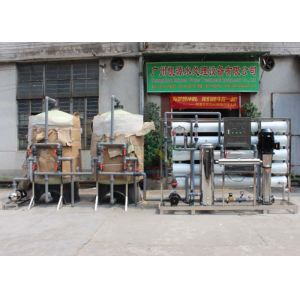 10T Seawater Desalination System , Ultrafiltration Water Treatment Machine