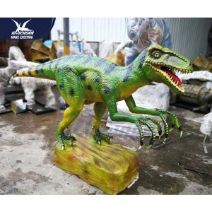 Giant Equipment Realistic Dinosaur Models Coin Operated For Garden Decoration