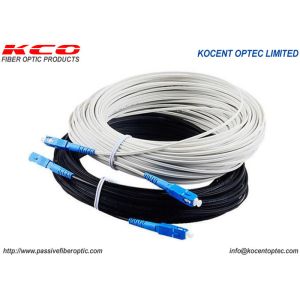 1fo 2fo 4fo Outdoor KFRP FRP FTTH Drop Fibre Optics Cable LSZH PVC