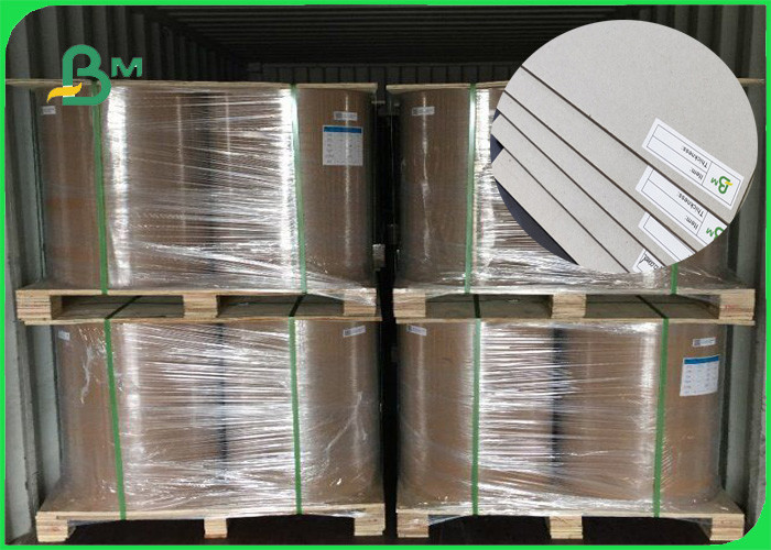 Quality 1.28MM 2MM 3MM Grey Color Chipboard 4 Sides Smooth Thick Customized Can Trim for sale