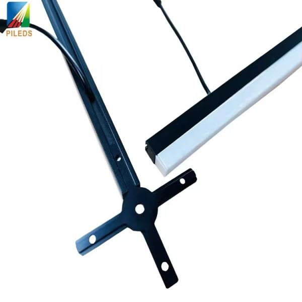 60 LEDs/meter Square Milk White Cover LED DMX Tube Stage Event Lighting With Cutting Unit Every 3 LEDs