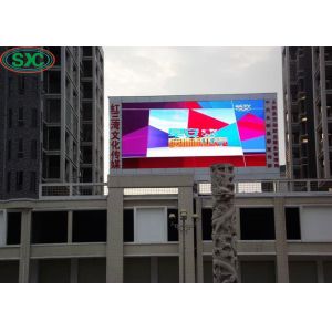 Fixed Installation Outdoor Full Color LED Display Highly Bright SMD P10