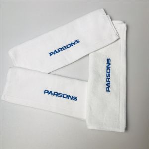 small face towel with embroidery logo 100% cotton hand towels