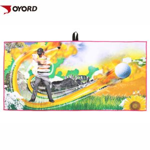 Convenient Custom Gym Towel Sublimation Printing Antibacterial High Density