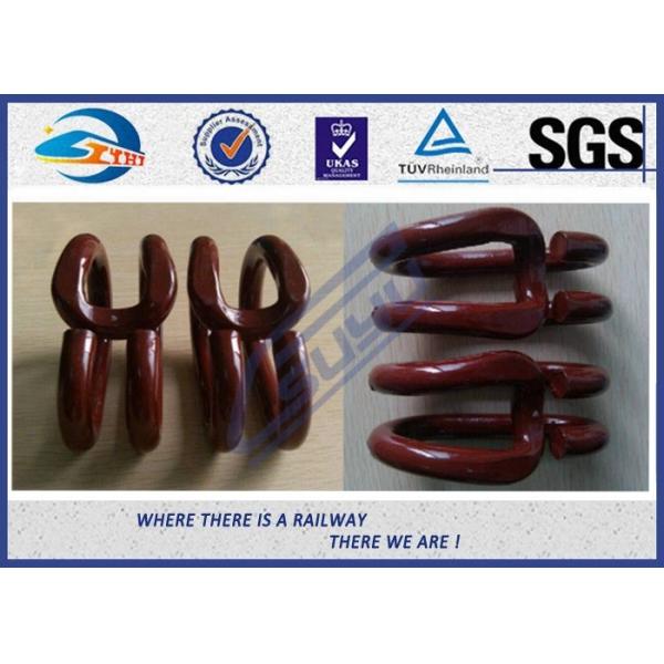 Buy South America Rail Fastening Customized Deenik Clip Spring Steel 60Si2MnA at wholesale prices