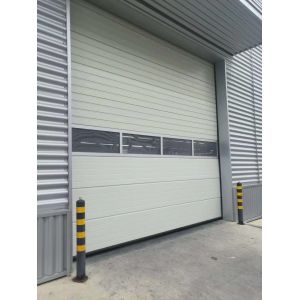 High Speed Automatic Industry Overhead Sectional Roller Door For Warehouse