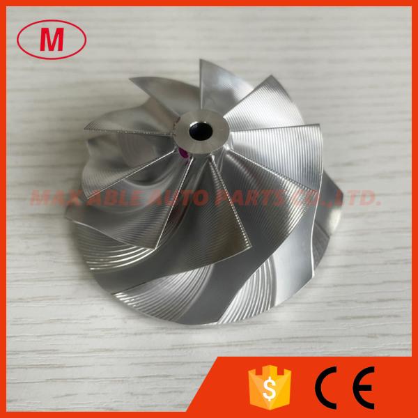 TD04 reverse 54.28/67.40mm 9+0 Blades point milling turbo aluminum 2618/Milling/billet compressor wheel