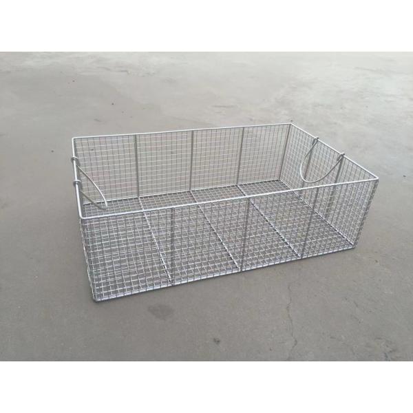 Buy 40x25cm Sterilization Baskets Stainless Steel Surgical Instruments Disinfection at wholesale prices