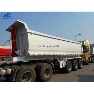 U Shape 50000kg Semi Tipper Trailer With HYVA Lifting System